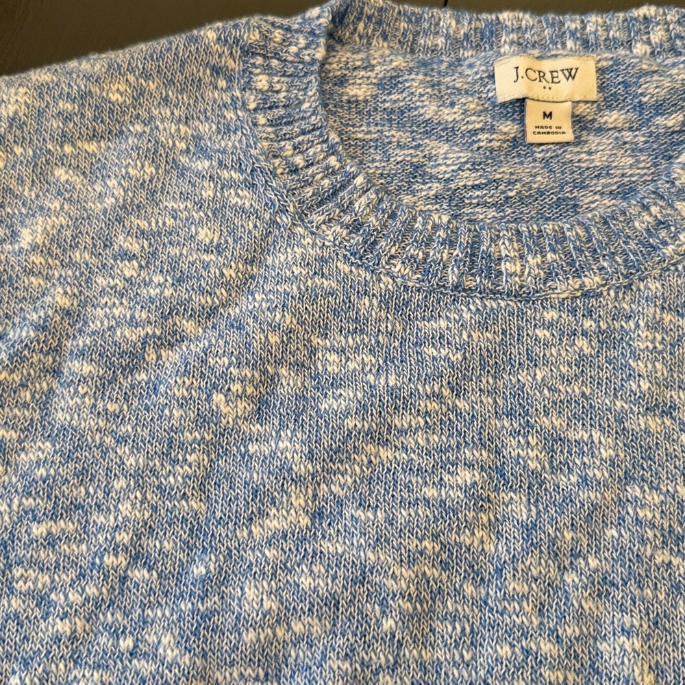 J. Crew blue Heather sweater - Picture 6 of 6